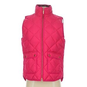 J. Crew Women’s pink Quilted Vest